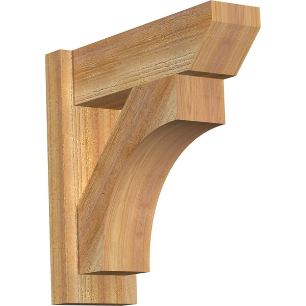 Ekena Millwork Westlake Slat Rough Sawn Outlooker, Western Red Cedar, 6"W x 18"D x 18"H OUT06X18X18WTL06RWR - main